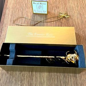 24K authentic gold dipped Forever Rose